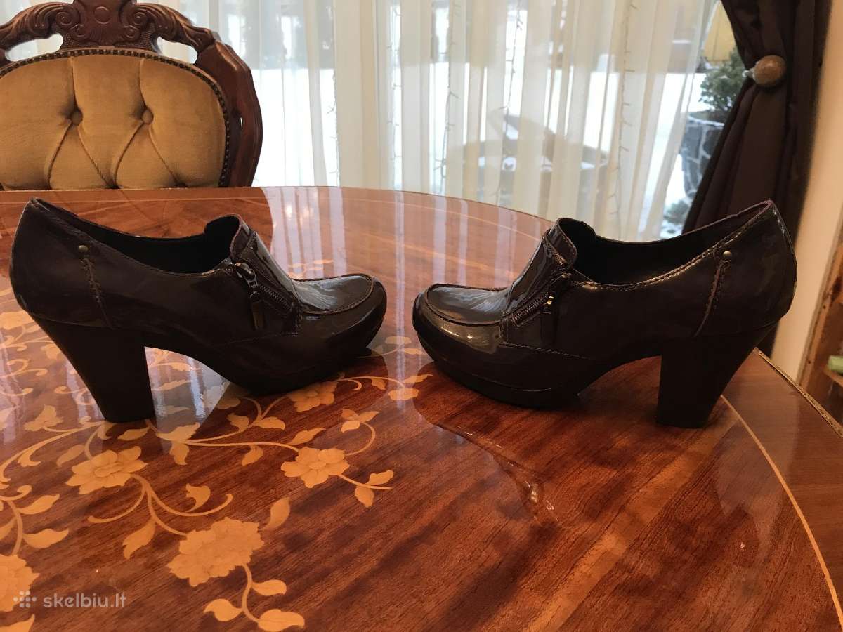 Clarks firmos natūralios odelės aukštakulniai - nuotraukos Nr. 2
