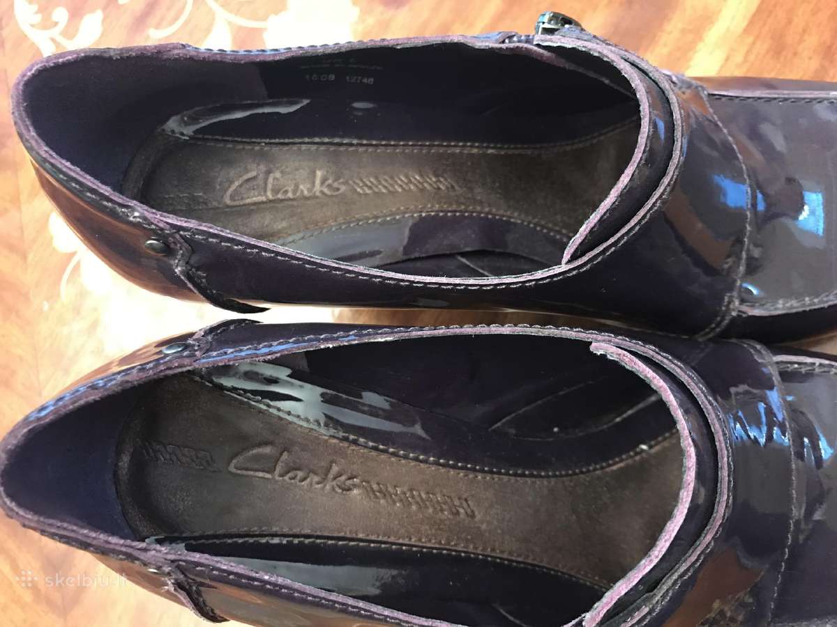 Clarks firmos natūralios odelės aukštakulniai - nuotraukos Nr. 4