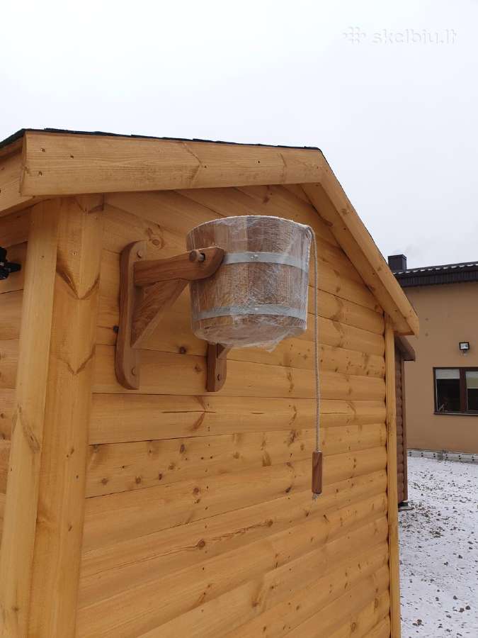 Pirtys ,medinės pavėsinės, vasarnamis sodo namelis - nuotraukos Nr. 28