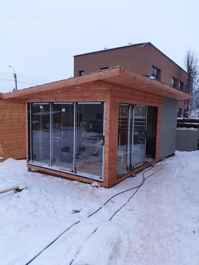 Pirtys nameliai pavėsinės medinis sandėliukas - nuotraukos Nr. 15