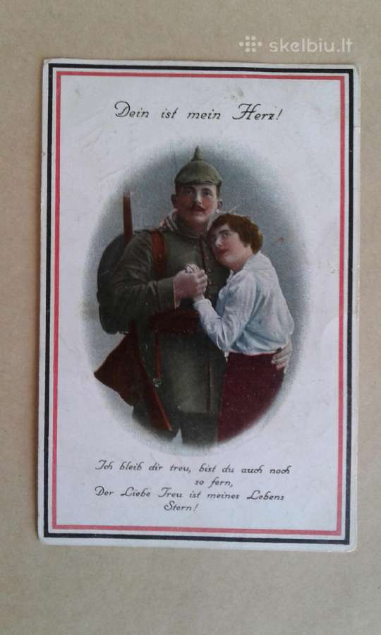 1-o pasaulinio k. atvirutės.+- nuo 1910