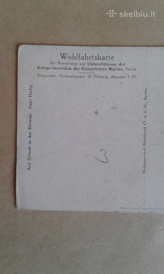 1-o pasaulinio k. atvirutės.+- nuo 1910 - nuotraukos Nr. 4