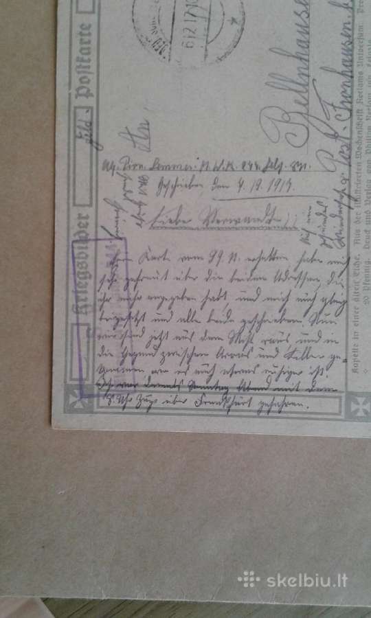 1-o pasaulinio k. atvirutės.+- nuo 1910 - nuotraukos Nr. 10