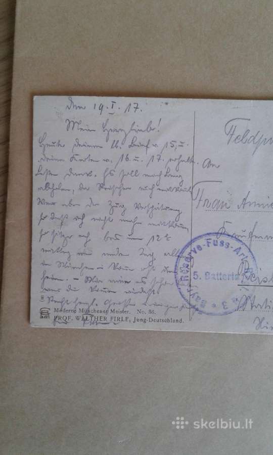 1-o pasaulinio k. atvirutės.+- nuo 1910 - nuotraukos Nr. 20