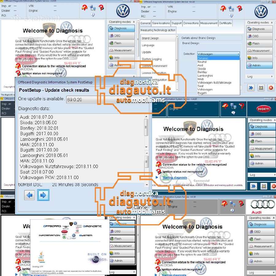 Vcds ir Odis prof. Audi/vw/skoda/seat diagnostika - nuotraukos Nr. 19