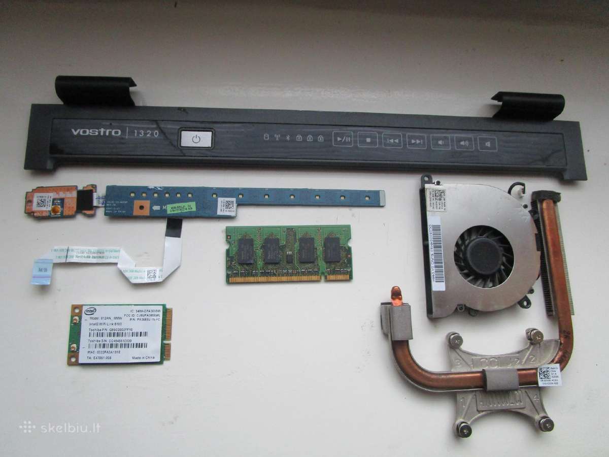 Dell vostro 1320 dalys, komponentai - nuotraukos Nr. 16