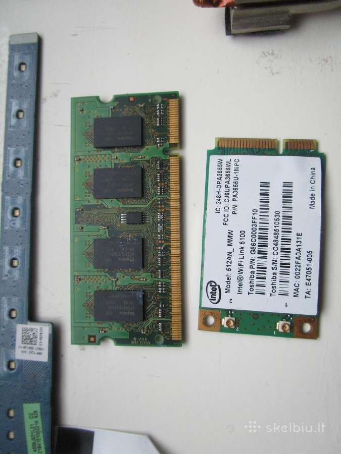 Dell vostro 1320 dalys, komponentai - nuotraukos Nr. 18