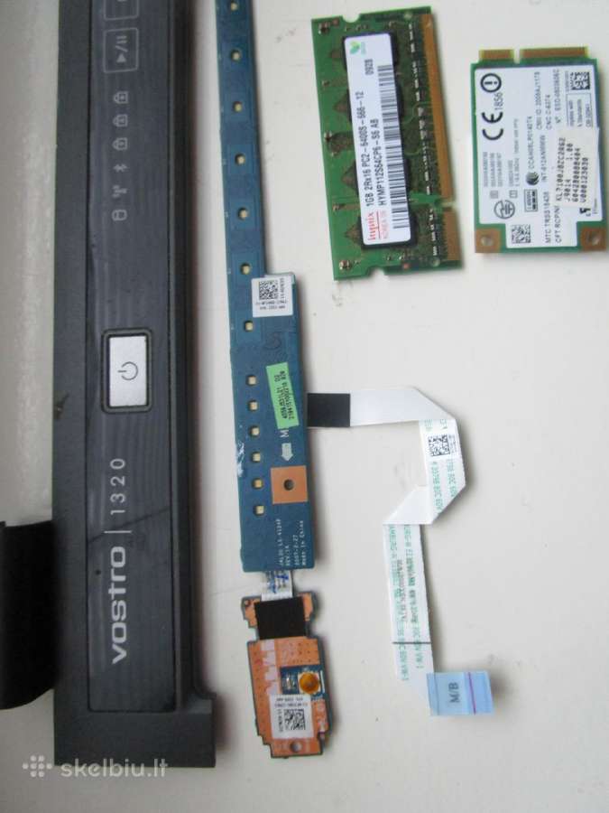 Dell vostro 1320 dalys, komponentai - nuotraukos Nr. 20