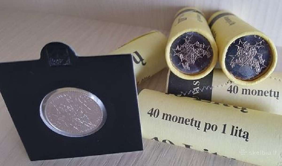2013 E S Pirmininkavimui 1 litas, rulonėlis
