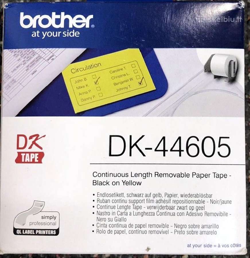 Brother lipdukai Ql spausdintuvams Dk-11204, 22205 - nuotraukos Nr. 4