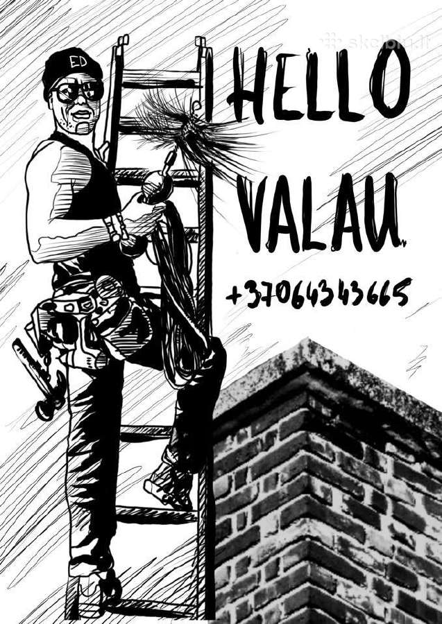 Kaminu valymas 60e Lietvamsdziu valymas nuo 100e
