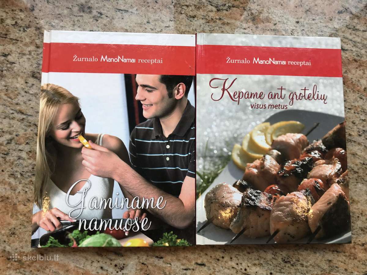 Žurnalo "Mano namai" receptų knygos (2 vnt.)