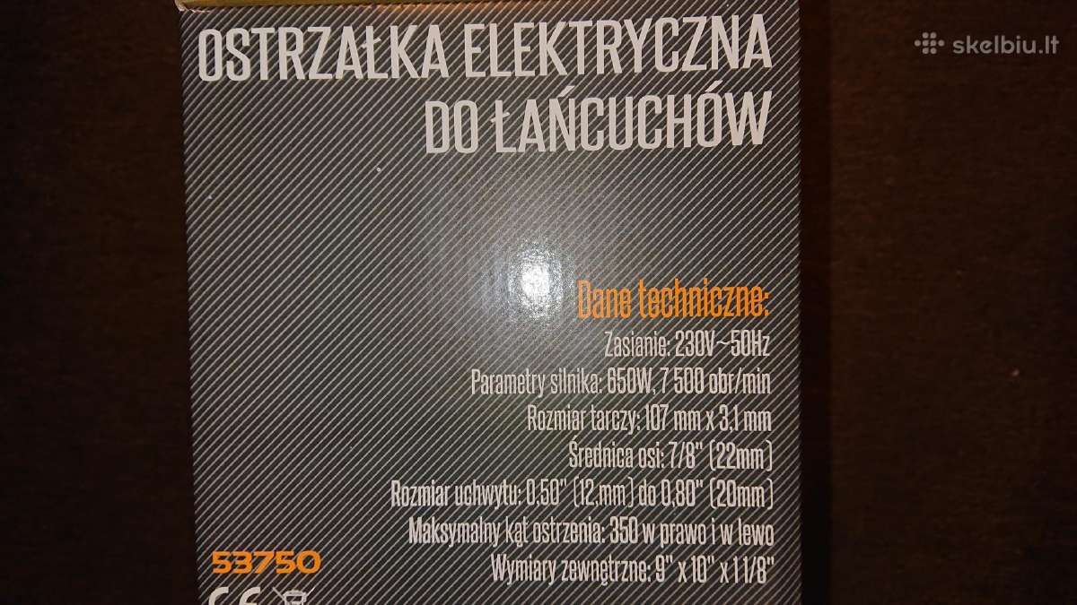 Pigiausiai Elektrinis Grandinių Galąstuvas! - nuotraukos Nr. 9