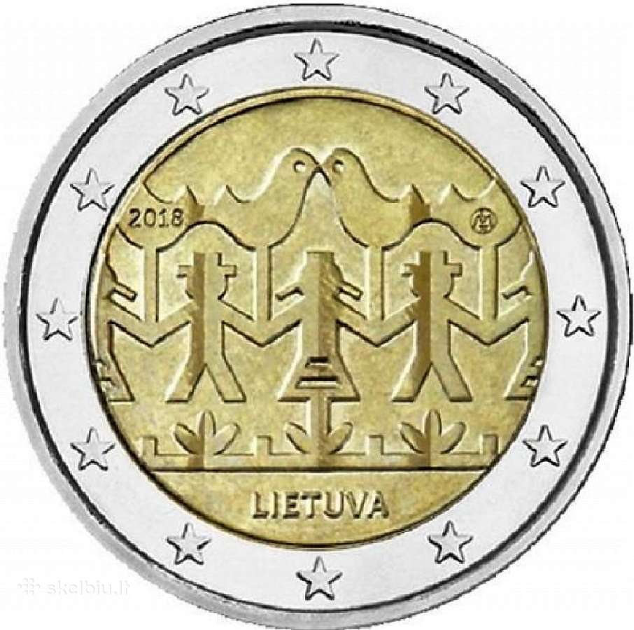Lietuviškos proginės euro monetos - nuotraukos Nr. 15