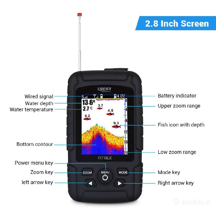 WiFi Echolotas naujas modelis Lucky Ff718lic-wla - nuotraukos Nr. 4