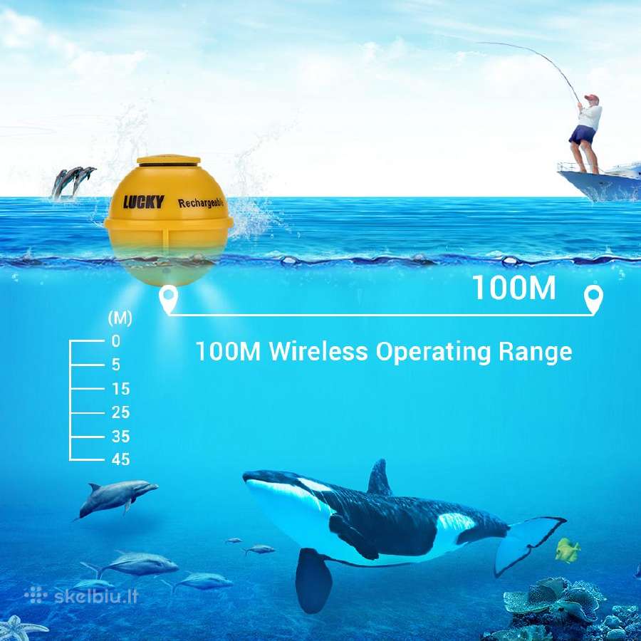 WiFi Echolotas naujas modelis Lucky Ff718lic-wla - nuotraukos Nr. 6