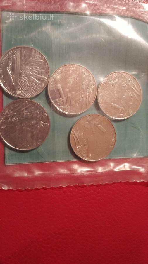 1.5€ moneta, skirta stintų žvejybai viliojant