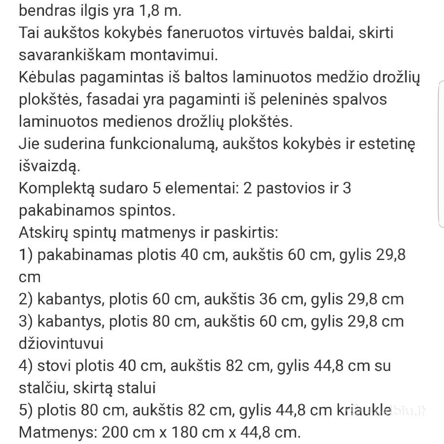 Naujas Kaina 180 - nuotraukos Nr. 3