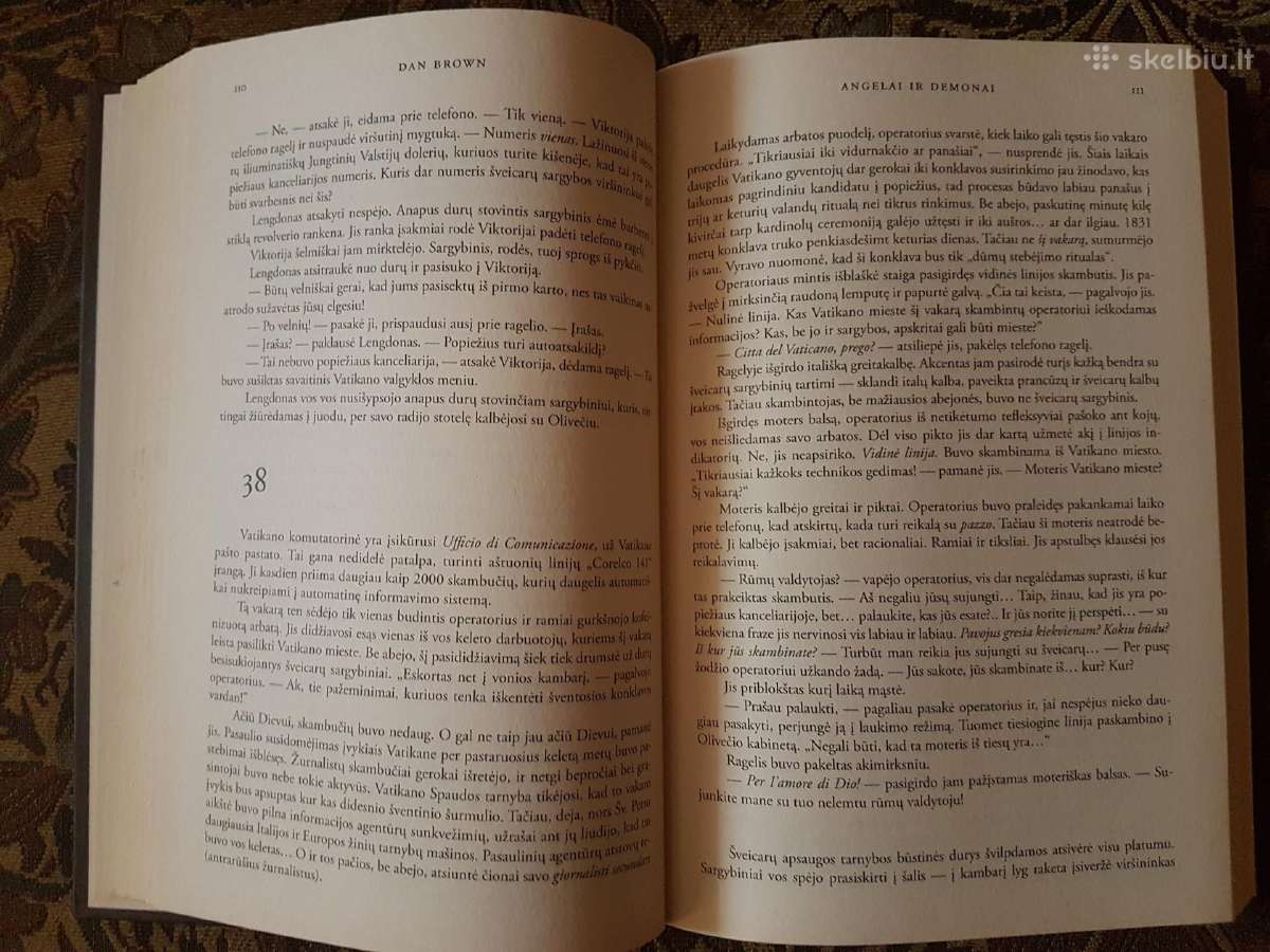 Dan Brown "Angelai ir demonai" - nuotraukos Nr. 2