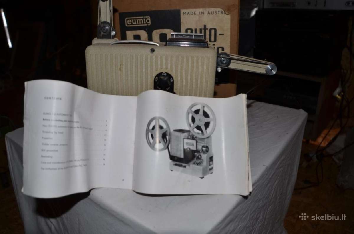 1962 metų Austriškas Kino projektorius - nuotraukos Nr. 5