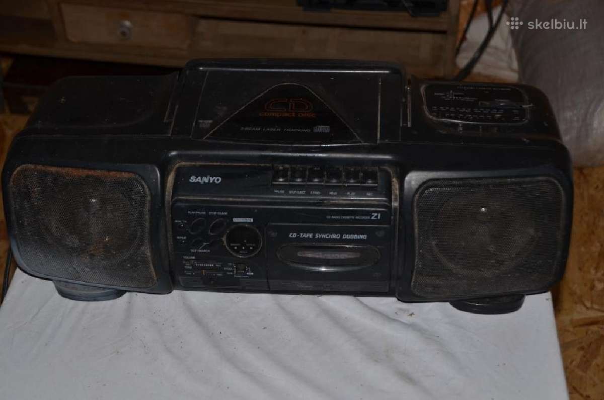 Sanyo boombox - nuotraukos Nr. 2