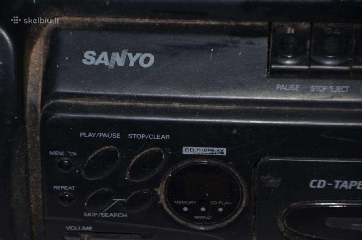 Sanyo boombox - nuotraukos Nr. 3