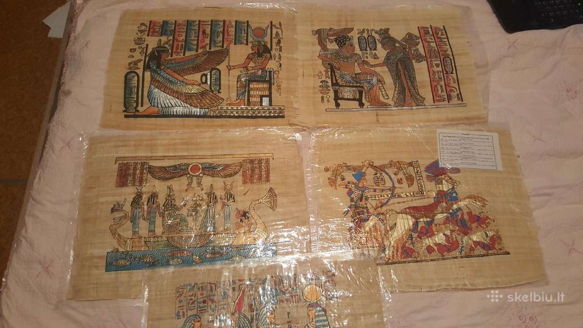 Originalus Egipto papirusai - nuotraukos Nr. 4