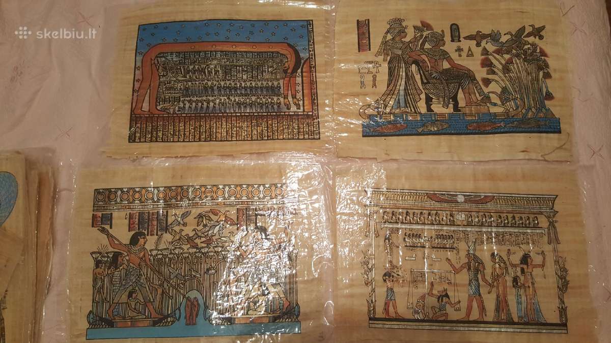 Originalus Egipto papirusai - nuotraukos Nr. 5