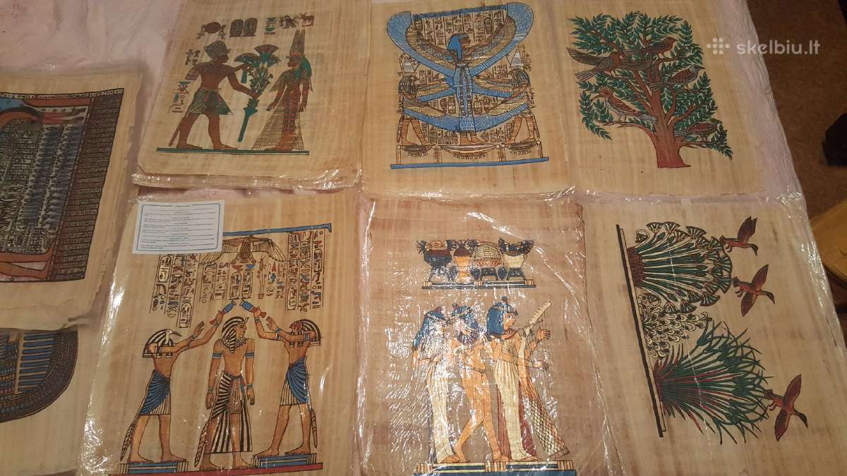 Originalus Egipto papirusai - nuotraukos Nr. 6