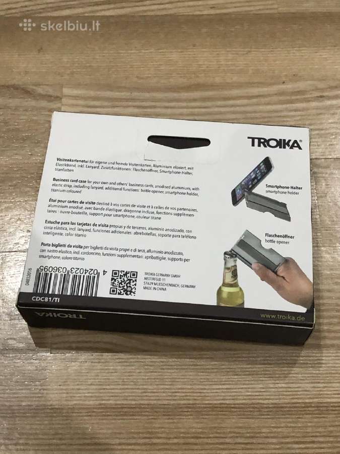 Smart funkcinis kortelių dėklas Troika Fair Cards - nuotraukos Nr. 2