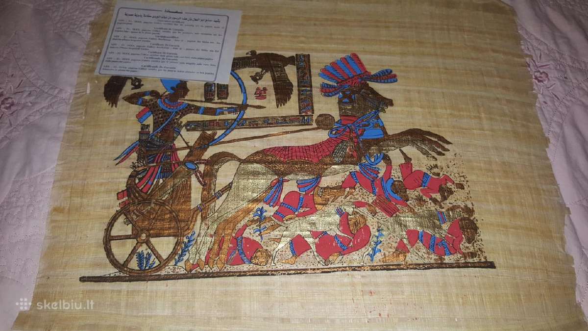 Originalus Egipto papirusai - nuotraukos Nr. 2