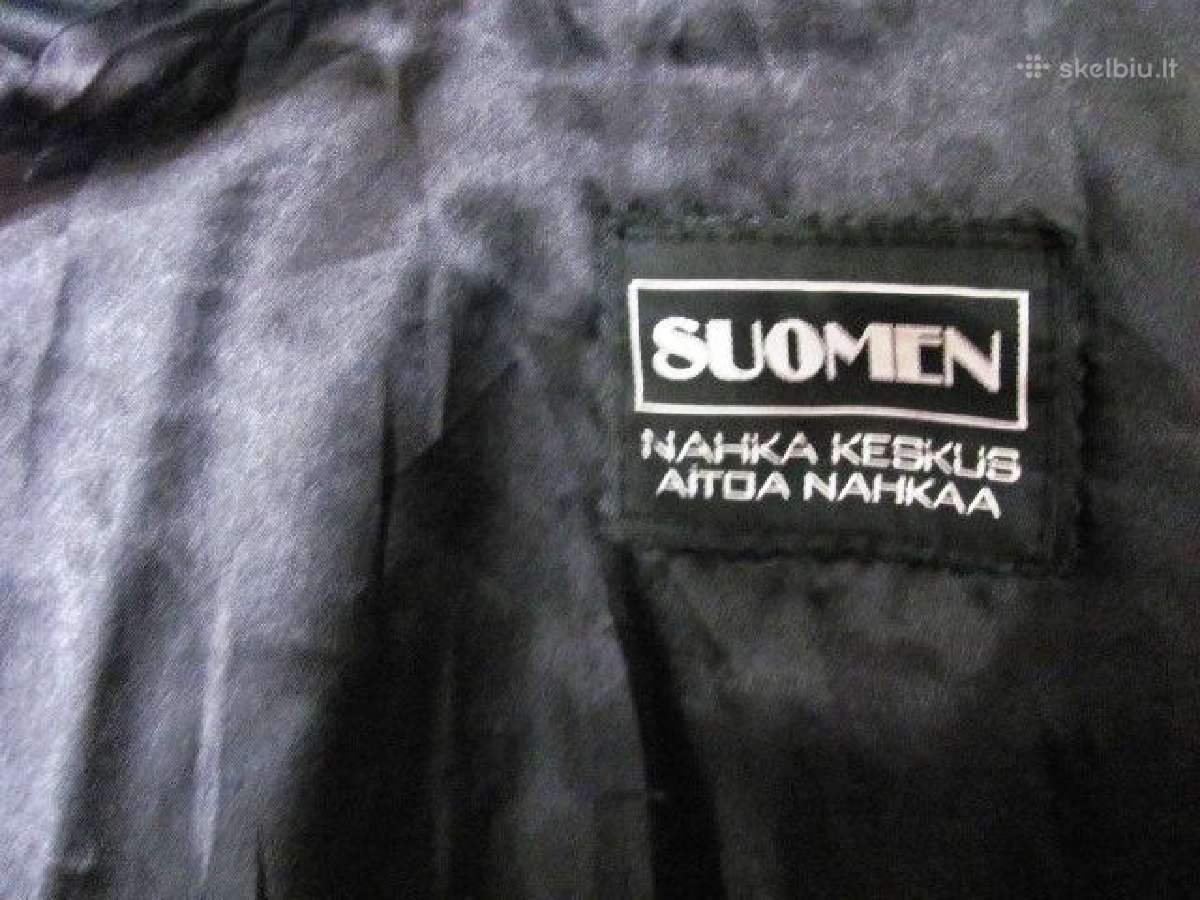 Suomiška odinė demisezoninė moteriška striukė. - nuotraukos Nr. 4