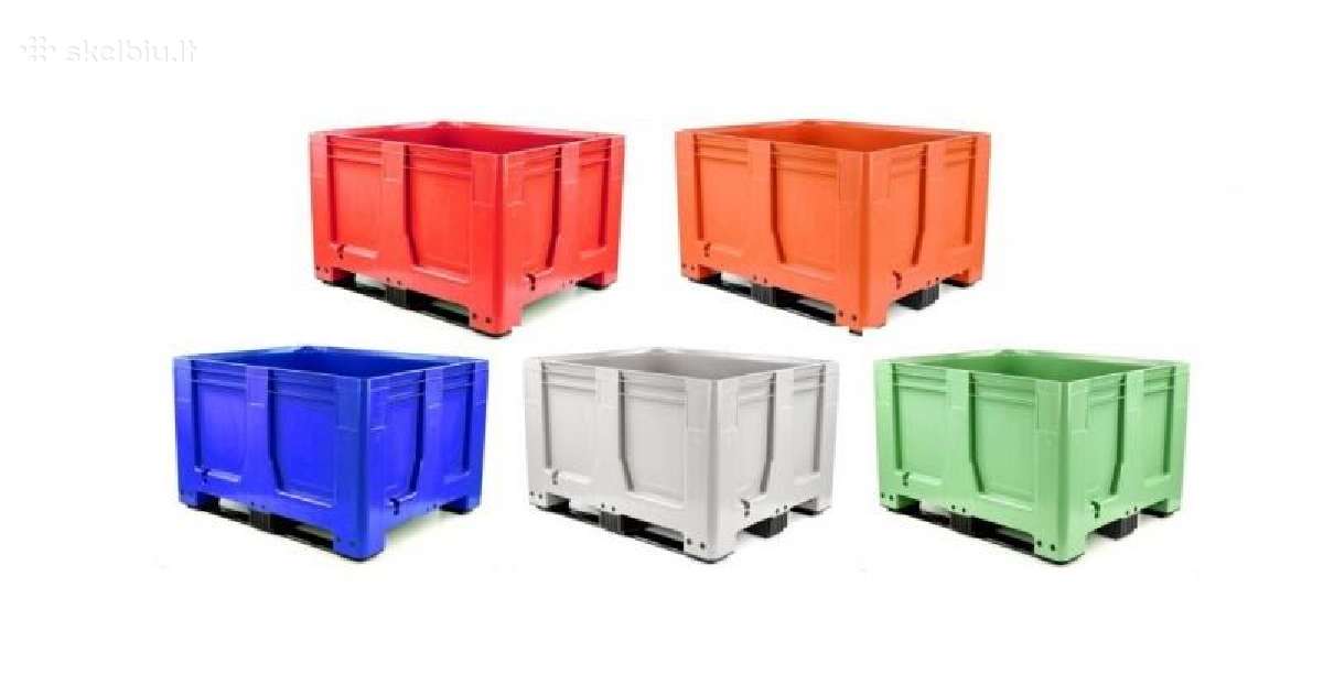 Plastikiniai konteineriai 1200x1000mm; 1200x800mm - nuotraukos Nr. 21