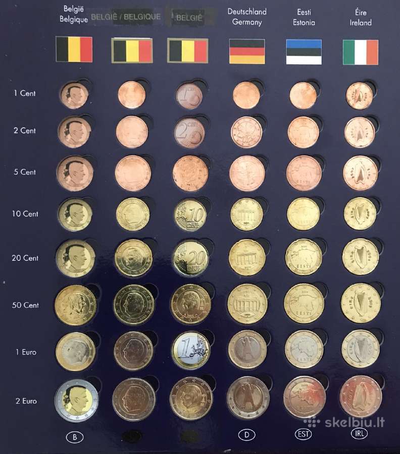 Euro monetu rinkinis - nuotraukos Nr. 3