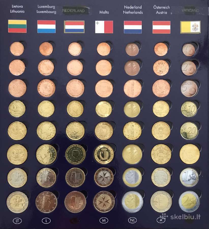 Euro monetu rinkinis - nuotraukos Nr. 4