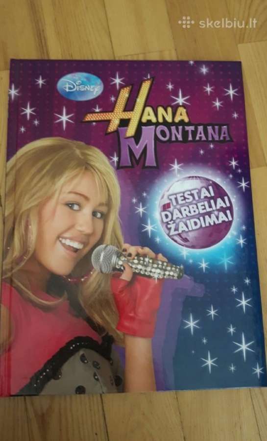 Darbelių knyga mergaitėms Hana Montana