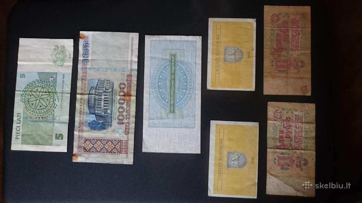 Ivairus piniginiai banknotai - nuotraukos Nr. 2