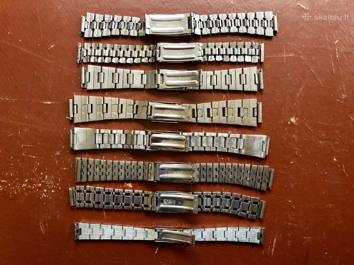 Senos rusiskos rankiniu laikrodziu apyrankes 18 mm - nuotraukos Nr. 10