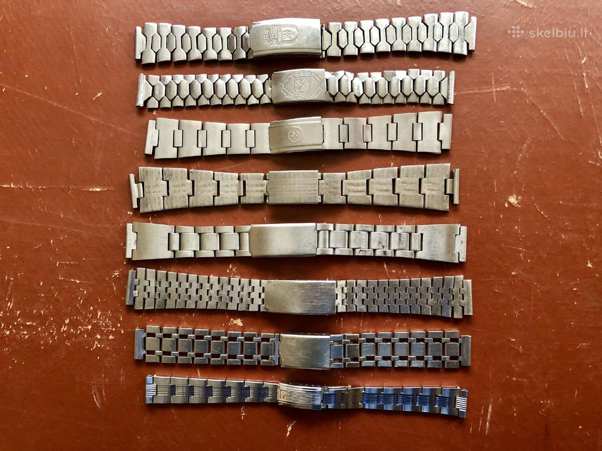 Senos rusiskos rankiniu laikrodziu apyrankes 18 mm - nuotraukos Nr. 9
