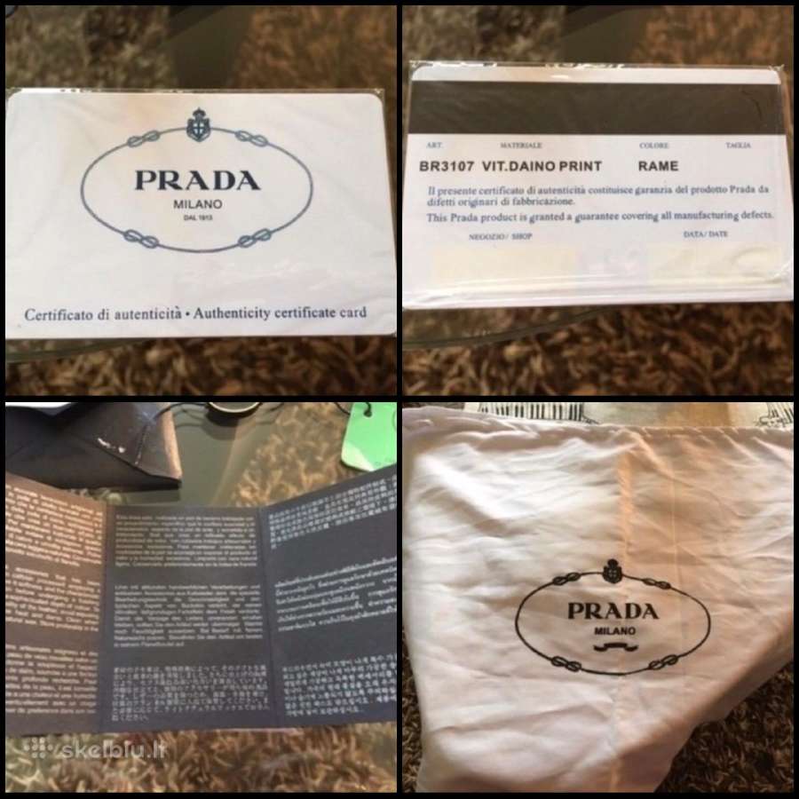 Prada natūralios odos rankinė - nuotraukos Nr. 4