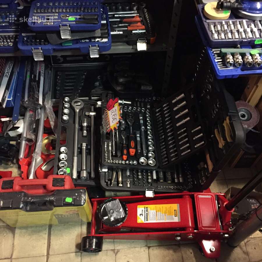 Pneumatinis plaktukas ir kaltų rinkinys - nuotraukos Nr. 3