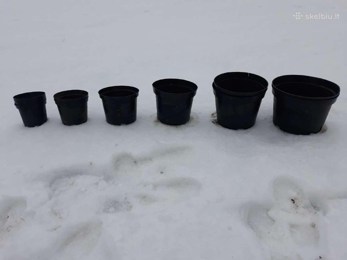 Plastikiniai vazonai vazonėliai daigams - nuotraukos Nr. 4