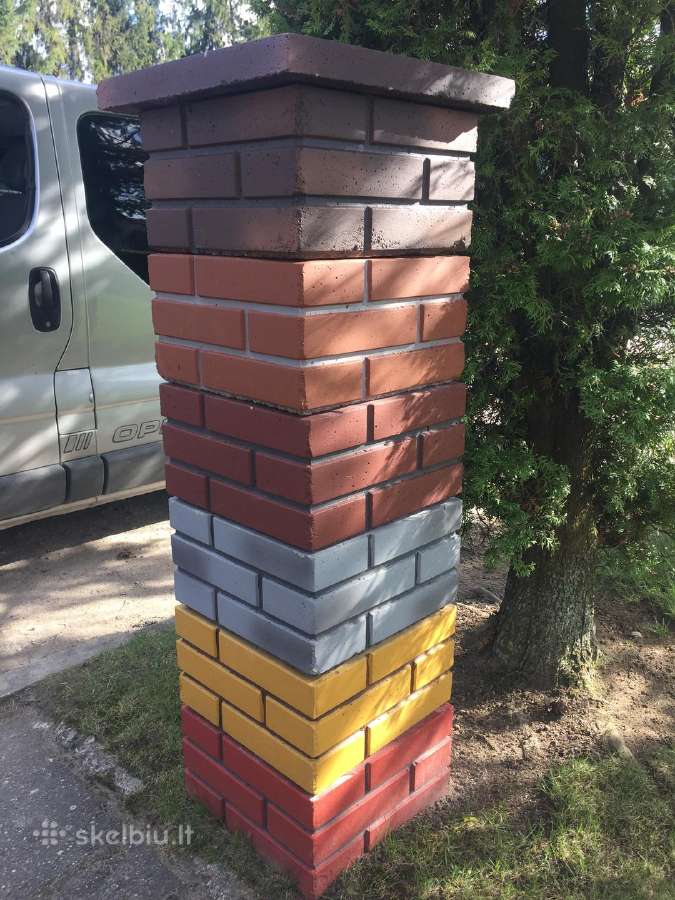 Betoninės tvoros, klinkerio imitacijos stulpai ! - nuotraukos Nr. 8
