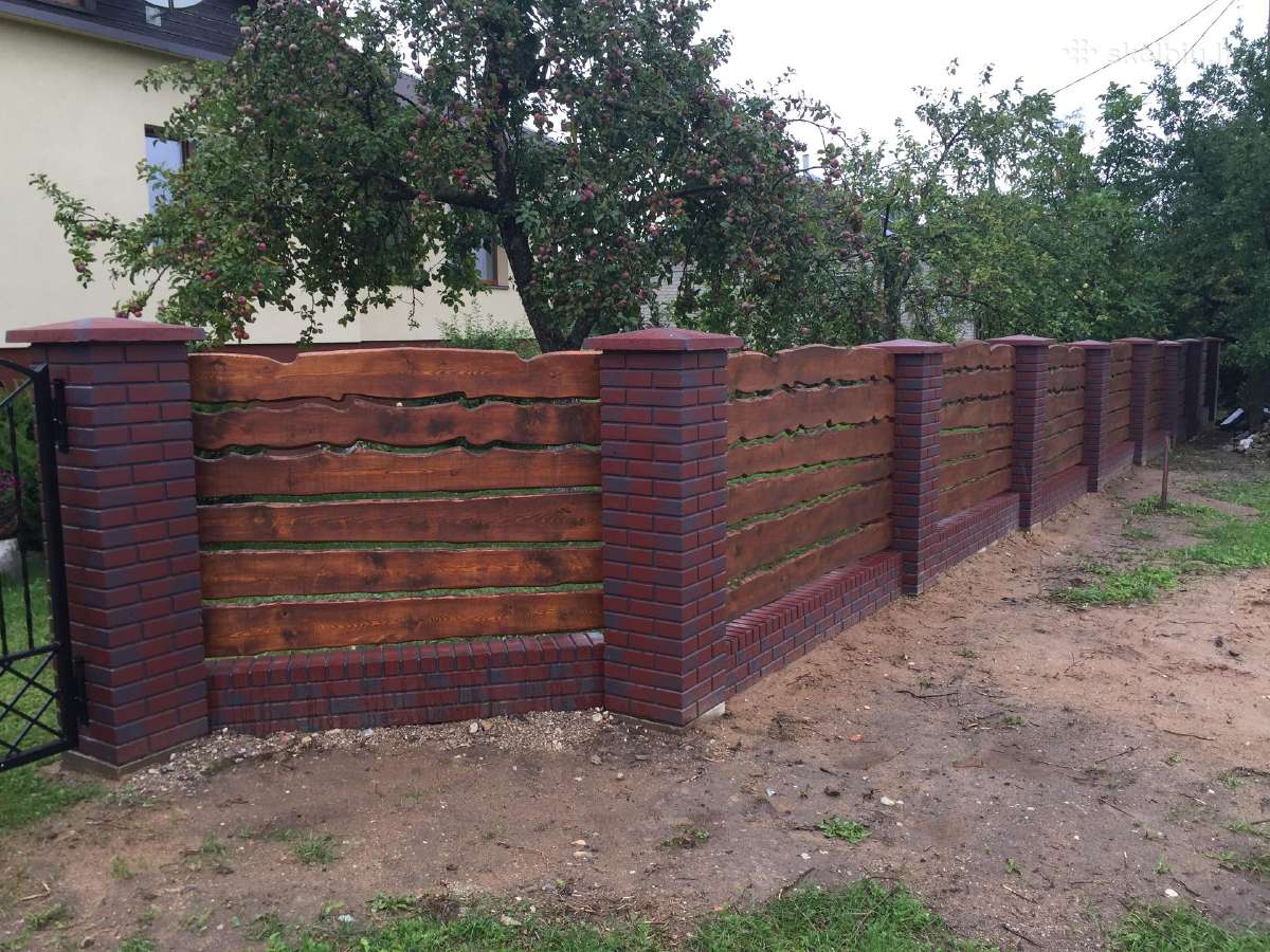 Betoninės tvoros, klinkerio imitacijos stulpai ! - nuotraukos Nr. 10