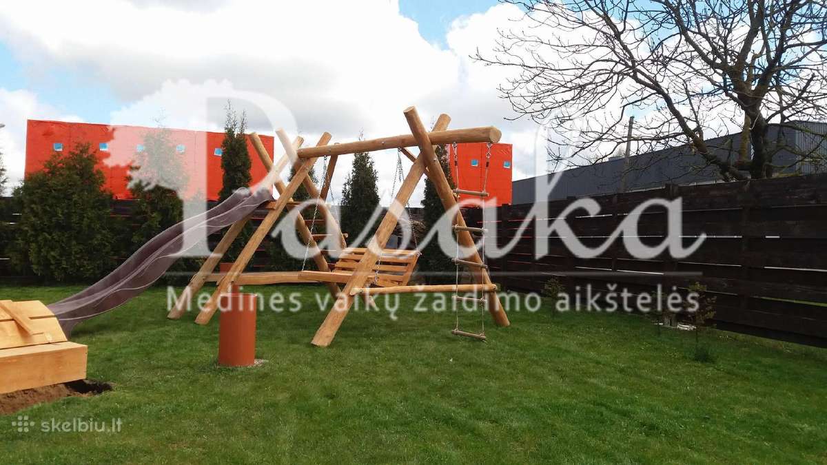Plastikinės supynės, gandro lizdas su tinklu - nuotraukos Nr. 5