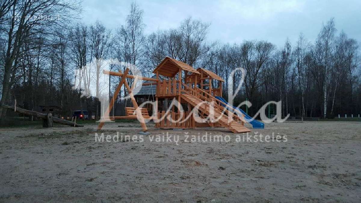 Plastikinės supynės, gandro lizdas su tinklu - nuotraukos Nr. 6