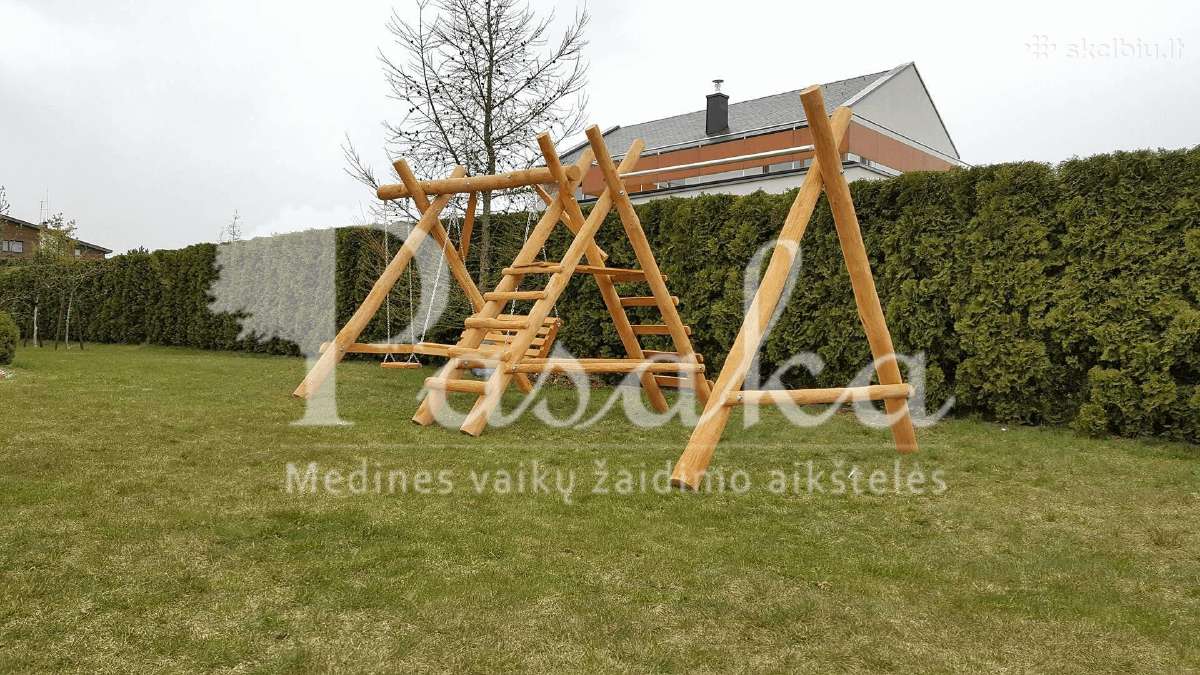 Plastikinės supynės, gandro lizdas su tinklu - nuotraukos Nr. 7