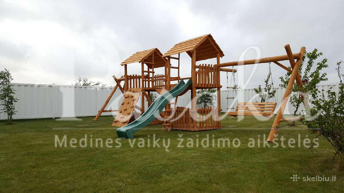 Plastikinės supynės, gandro lizdas su tinklu - nuotraukos Nr. 8