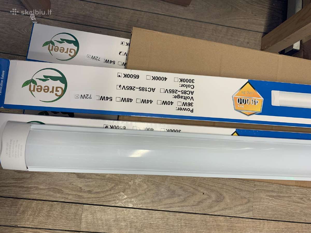 LED Sviestuai 40-120w 6500k 4500k 1,2 ilgis - nuotraukos Nr. 7