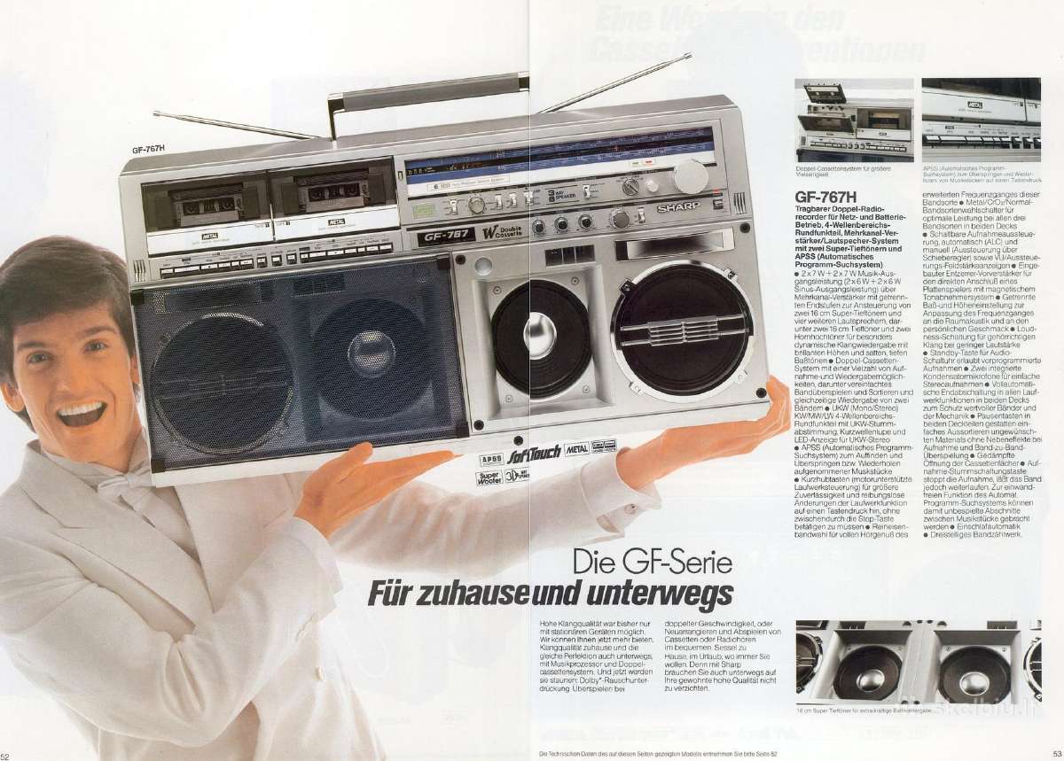 Perku 80 tųjų magnetolą (boombox) - nuotraukos Nr. 2